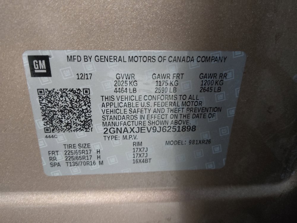 Used 2018 Chevrolet Equinox LT FWD image 33