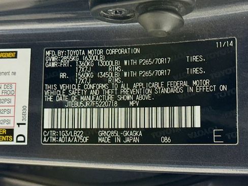 Used 2015 Toyota 4Runner SR5 Premium image 31