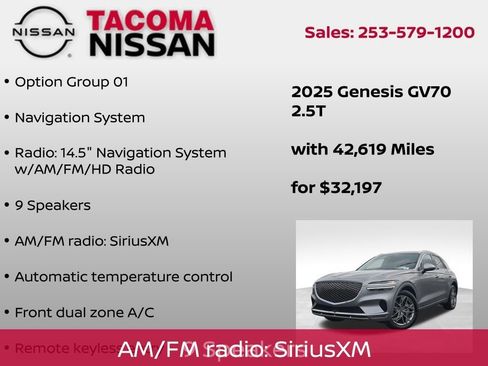 Used 2025 Genesis GV70 2.5T image 8