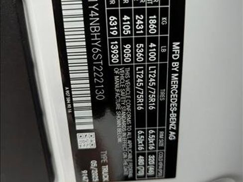 New 2025 Mercedes-Benz Sprinter 2500 image 17