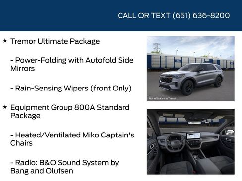 New 2026 Ford Explorer Tremor w/ Tremor Ultimate Package image 10