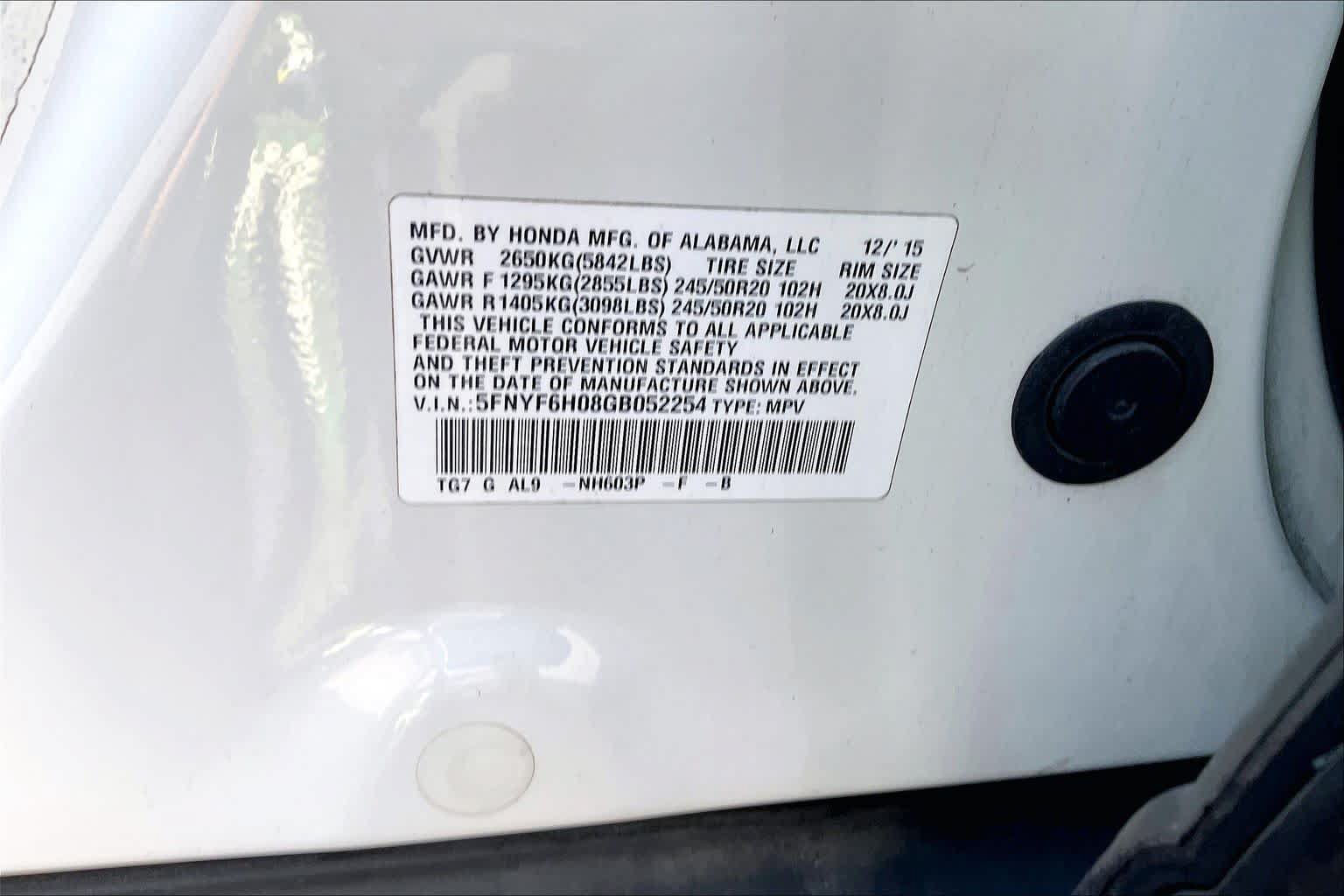 Used 2016 Honda Pilot Elite image 38
