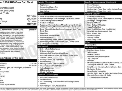 New 2026 RAM 1500 RHO w/ RHO Level 1 Equipment Group AWD/4WD image 4