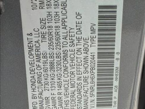 Certified 2023 Honda Odyssey EX-L image 26