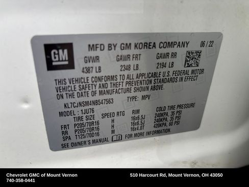 Used 2022 Chevrolet Trax LS w/ Tint and Cruise Package image 30