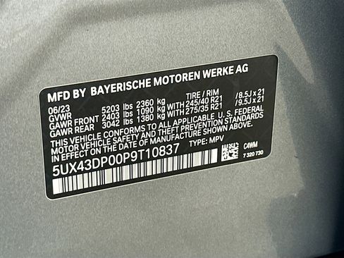 Certified 2023 BMW X3 sDrive30i w/ Convenience Package RWD image 34