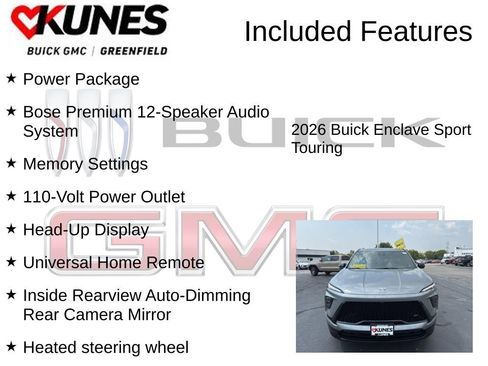 New 2026 Buick Enclave Sport Touring w/ Power Package image 3