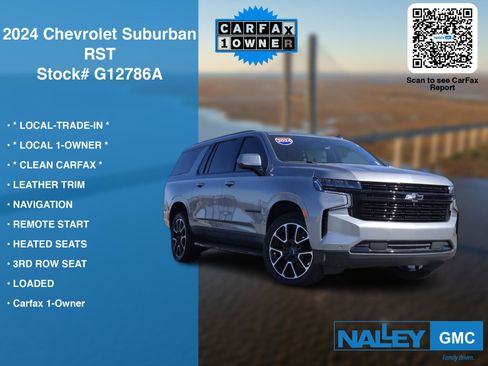 Used 2024 Chevrolet Suburban RST w/ Luxury Package image 7