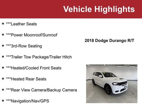 Used 2018 Dodge Durango R/T AWD/4WD image 2