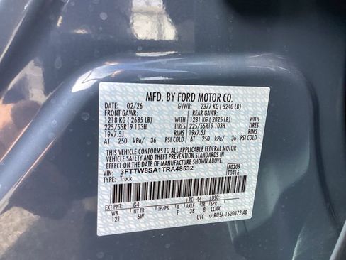 New 2026 Ford Maverick Lariat w/ Black Appearance Package AWD/4WD image 25