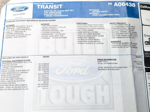 Used 2023 Ford E-Transit Medium Roof RWD image 32