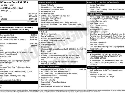 Used 2023 GMC Yukon XL Denali AWD/4WD image 38