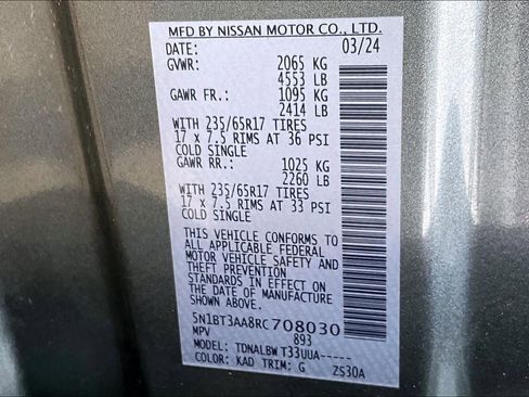 Used 2024 Nissan Rogue S FWD image 31