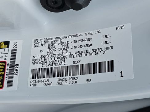 New 2026 Toyota Tundra SR5 RWD image 34