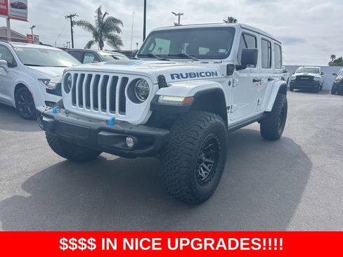 Used 2021 Jeep Wrangler Unlimited Rubicon 4xe w/ Steel Bumper Group image 1