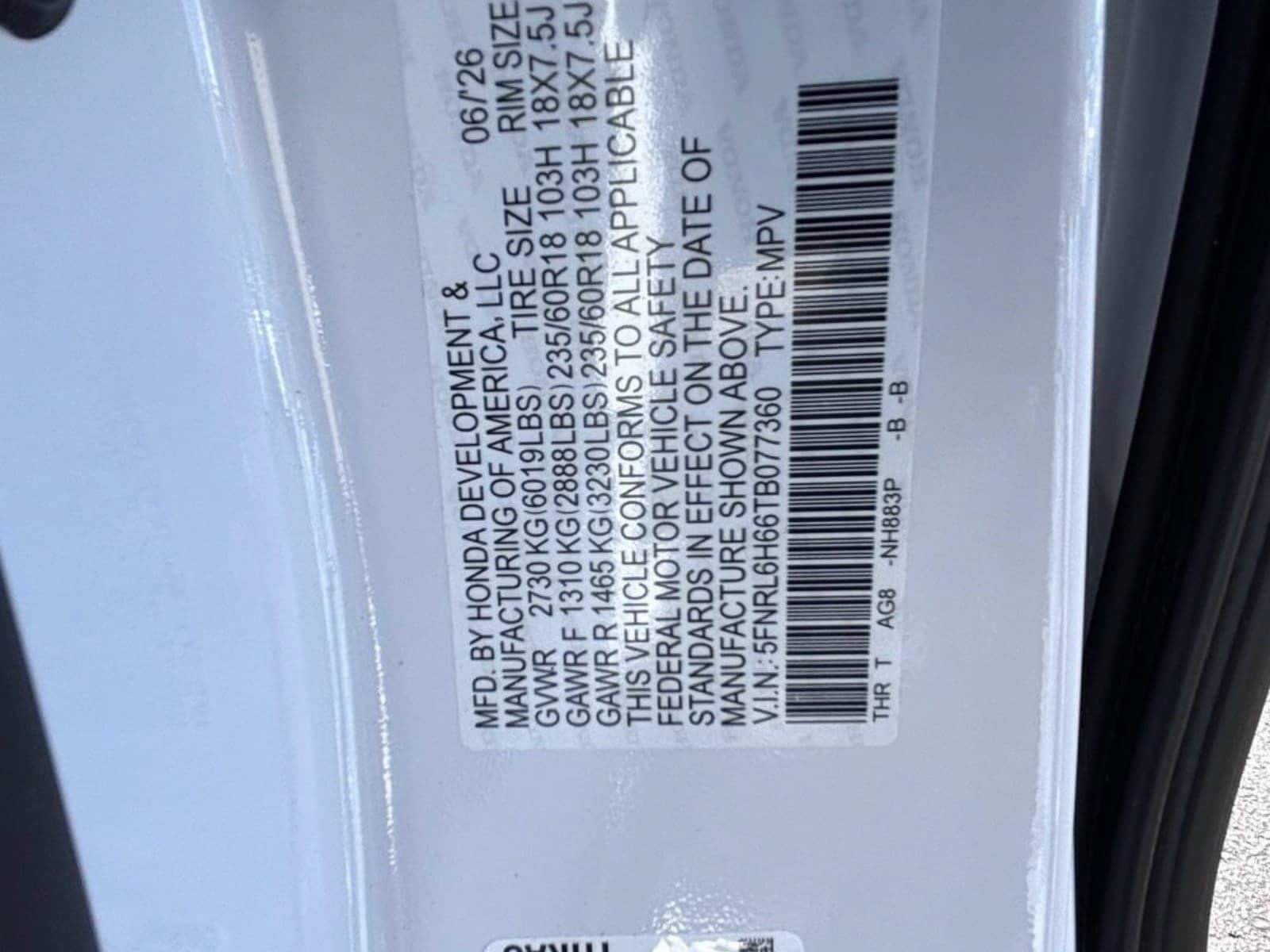 New 2026 Honda Odyssey EX-L image 22