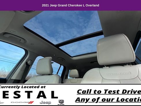 Used 2021 Jeep Grand Cherokee L Overland w/ Advanced Protech Group III AWD/4WD image 13