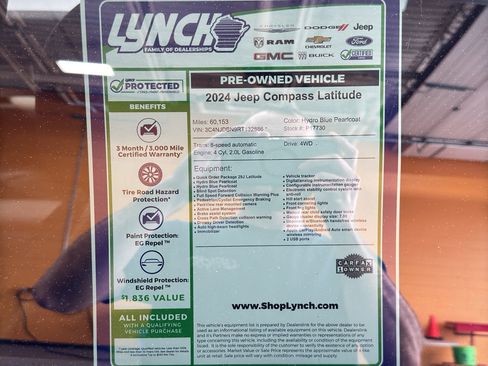 Used 2024 Jeep Compass Latitude AWD/4WD image 37