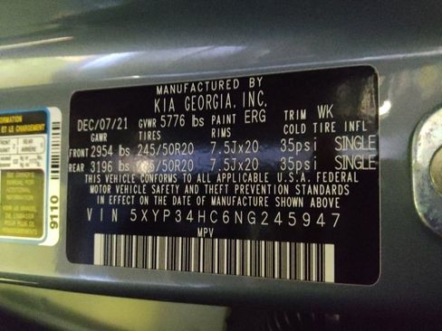 Used 2022 Kia Telluride EX w/ EX Premium Package FWD image 33