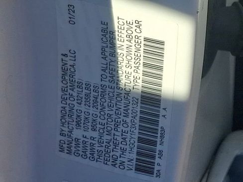 Certified 2023 Honda Accord EX image 27