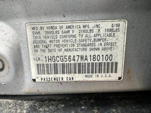 Used 1998 Honda Accord LX image 42