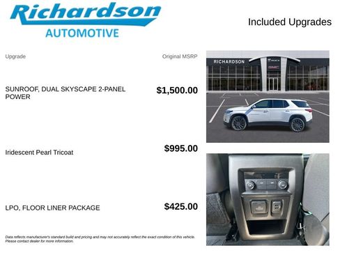 Used 2023 Chevrolet Traverse RS w/ LPO, Floor Liner Package AWD/4WD image 6