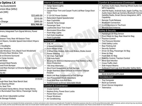Used 2018 Kia Optima LX image 3