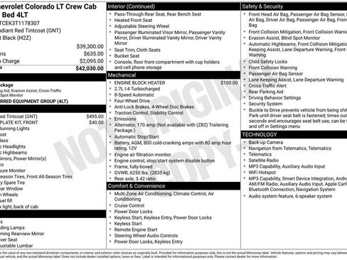 New 2026 Chevrolet Colorado LT AWD/4WD image 27