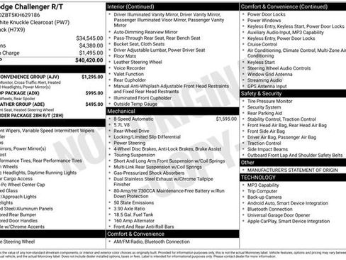 Used 2019 Dodge Challenger R/T w/ Driver Convenience Group image 5