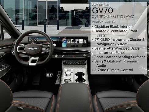 New 2026 Genesis GV70 2.5T Sport Prestige AWD/4WD image 17