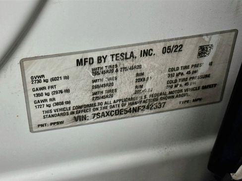 Used 2022 Tesla Model X AWD/4WD image 32