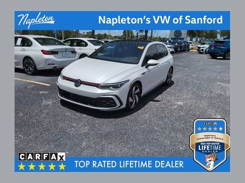 Used 2023 Volkswagen GTI SE w/ SE Leather Package FWD image 1