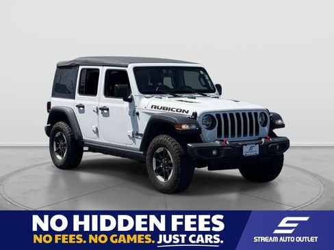 Used 2021 Jeep Wrangler Unlimited Rubicon w/ Uconnect 4C Nav & Sound Group AWD/4WD image 1
