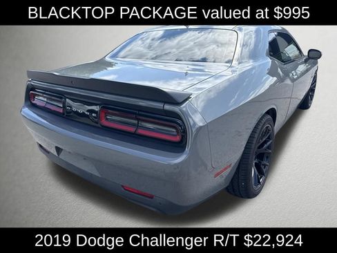 Used 2019 Dodge Challenger R/T w/ Blacktop Package RWD image 3