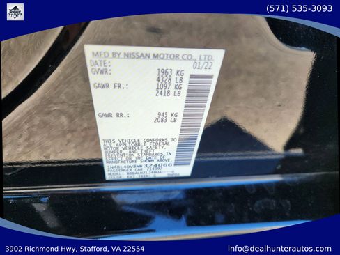 Used 2022 Nissan Altima 2.5 SV FWD image 33
