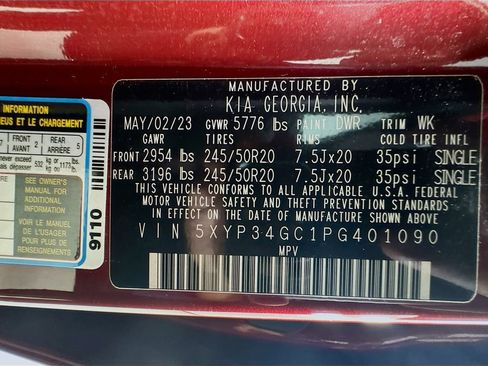 Used 2023 Kia Telluride EX w/ EX Captain's Chair Package FWD image 43