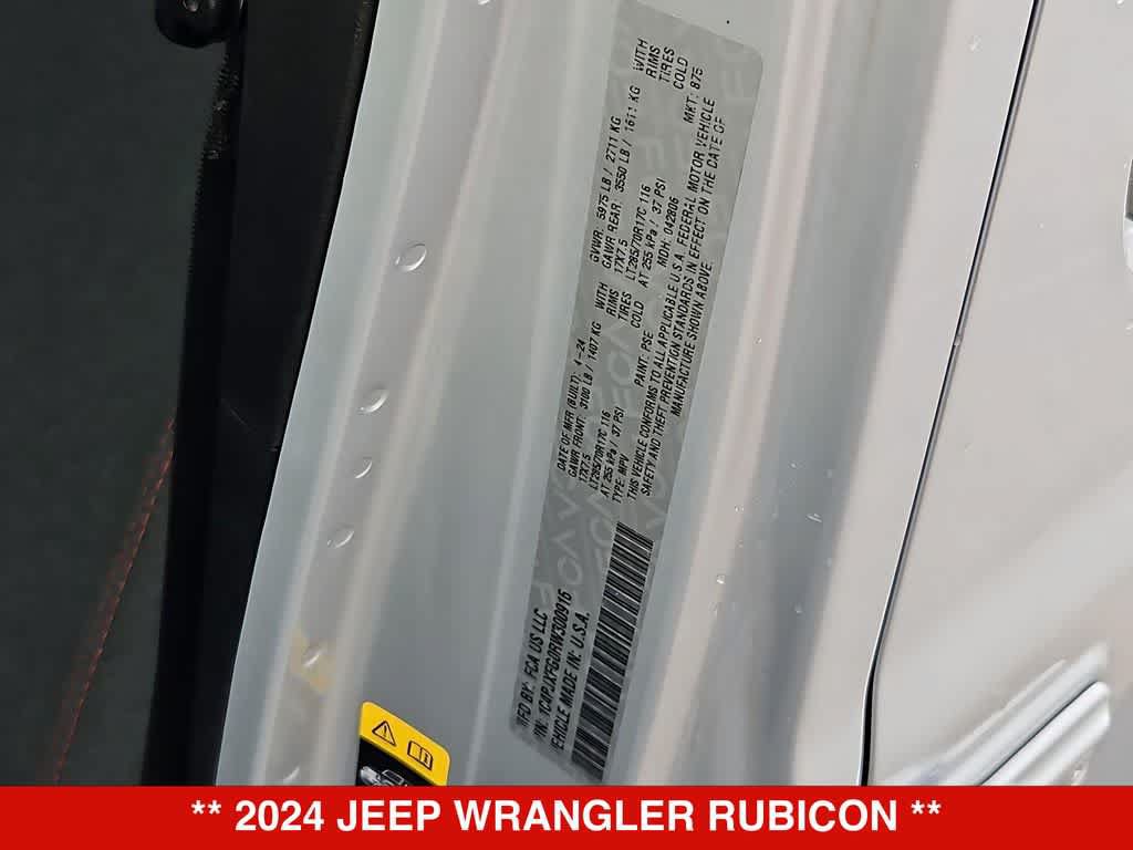 Used 2024 Jeep Wrangler Unlimited Rubicon AWD/4WD image 36