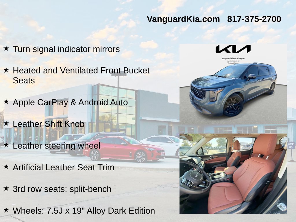 Used 2026 Kia Carnival SX w/ SX Dark Edition Package FWD image 18