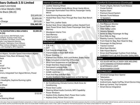 Used 2018 Subaru Outback 2.5i Limited image 26