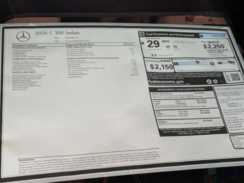 New 2026 Mercedes-Benz C 300 Sedan image 18