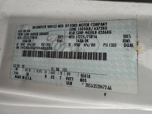 Used 2005 Ford E-450 and Econoline 450 image 8