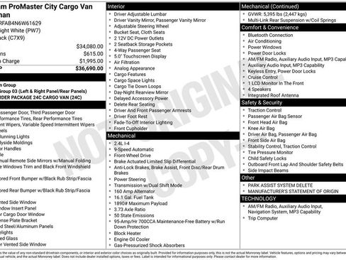 Used 2022 RAM ProMaster City Tradesman FWD image 17