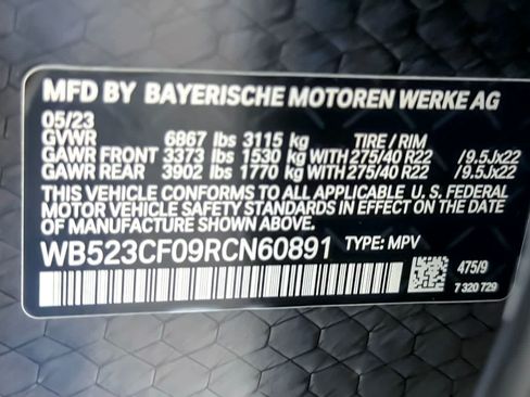 Used 2024 BMW iX xDrive50 w/ Premium Package AWD/4WD image 30