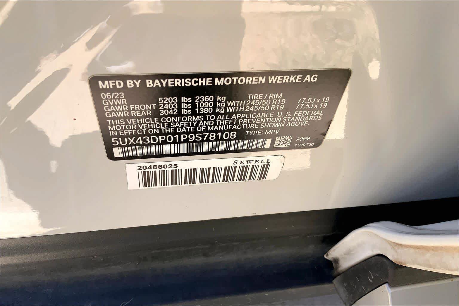 Used 2023 BMW X3 sDrive30i w/ Convenience Package RWD image 31