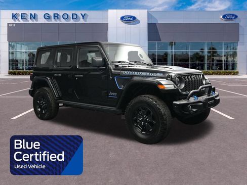 Used 2023 Jeep Wrangler Unlimited Rubicon 4xe AWD/4WD image 1