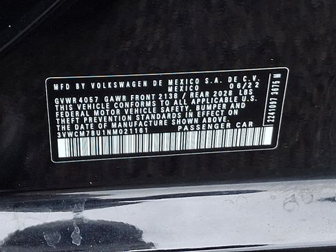 Certified 2022 Volkswagen Jetta S FWD image 25