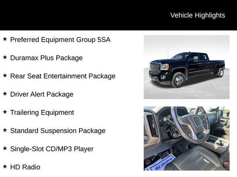 Used 2017 GMC Sierra 3500 Denali w/ Duramax Plus Package AWD/4WD image 8