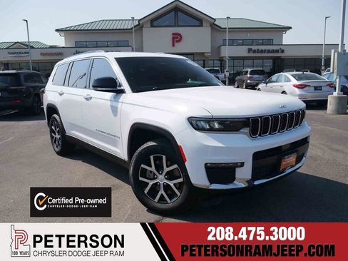 Certified 2025 Jeep Grand Cherokee L Limited w/ Trailer Tow Package AWD/4WD image 1