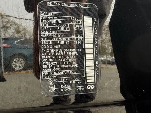 Used 2020 INFINITI QX50 Luxe w/ Cargo Package image 35