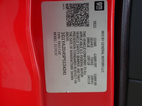 Used 2023 Chevrolet Corvette Stingray Coupe w/ Battery Protection Package RWD image 30